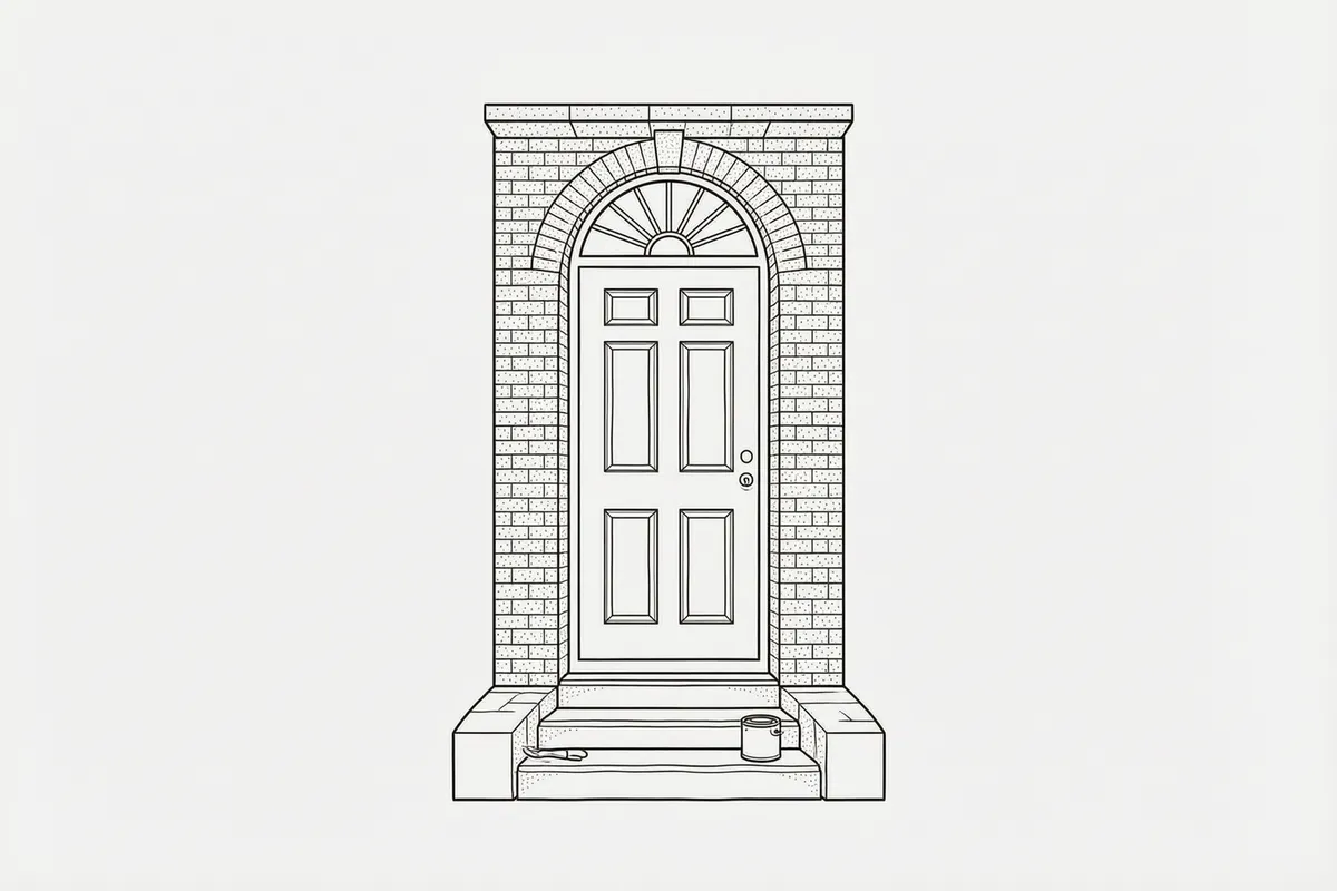 Painting a Front Door in Guildford's Conservation Areas