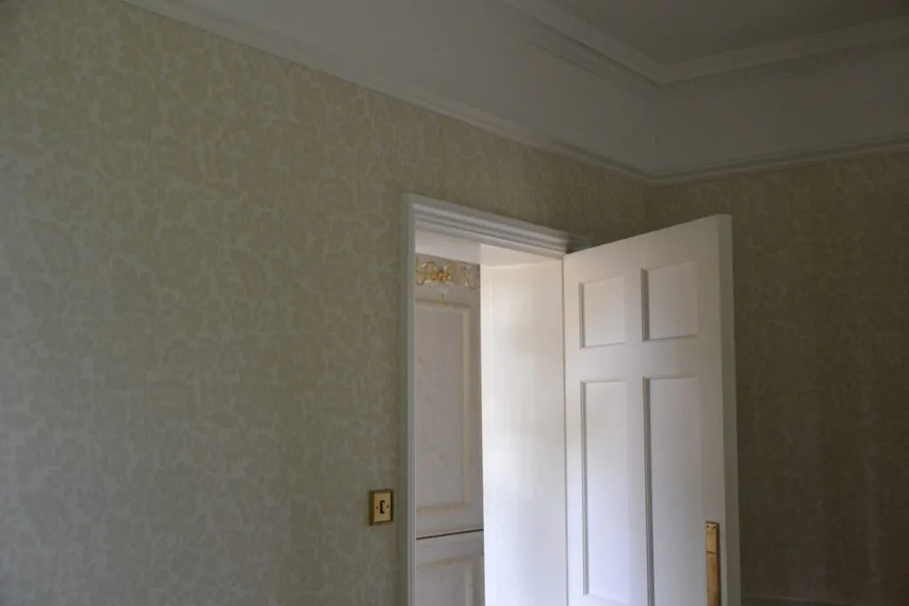 Wallpapering second room