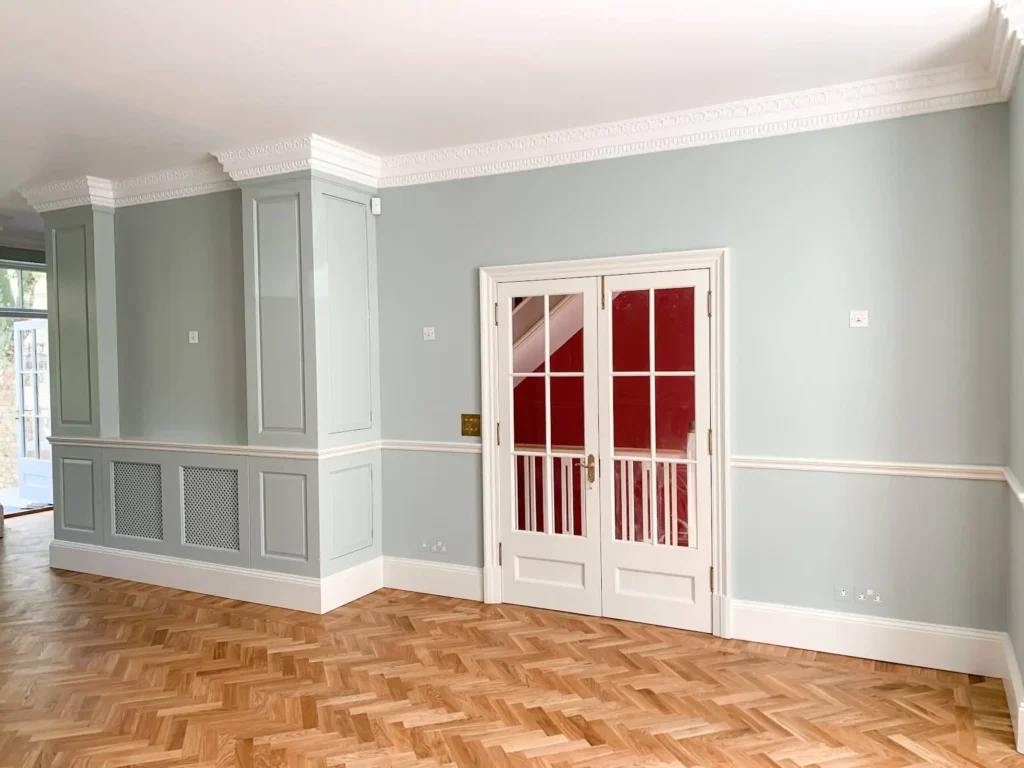 Interior painting work