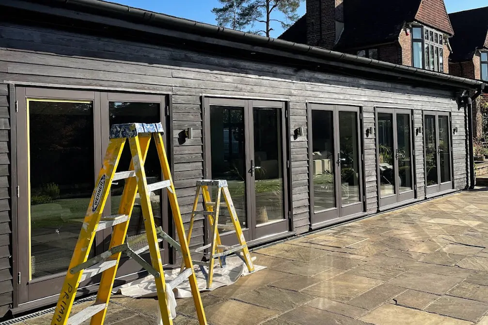 Exterior woodwork repair and painting Guildford